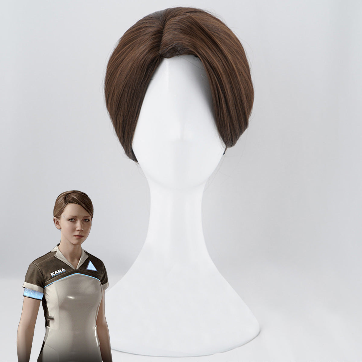 Detroit: Become Human Kara Brown Cosplay Wig