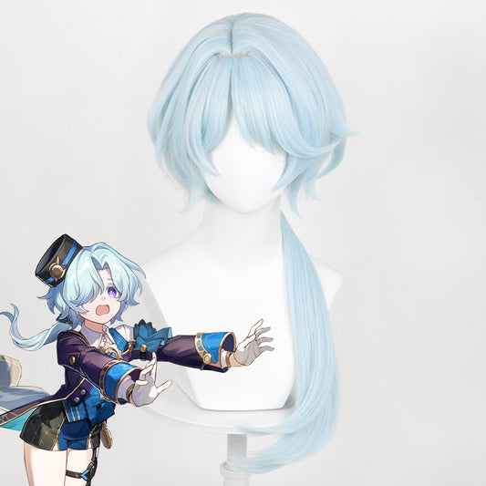 Honkai: Star Rail Misha Silver Blue Cosplay Wig