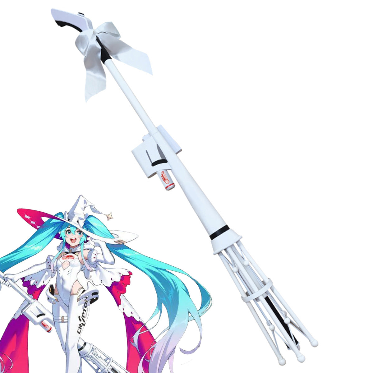 Vocaloid Hastune Miku Racing Miku 2024 Cosplay Weapon Prop