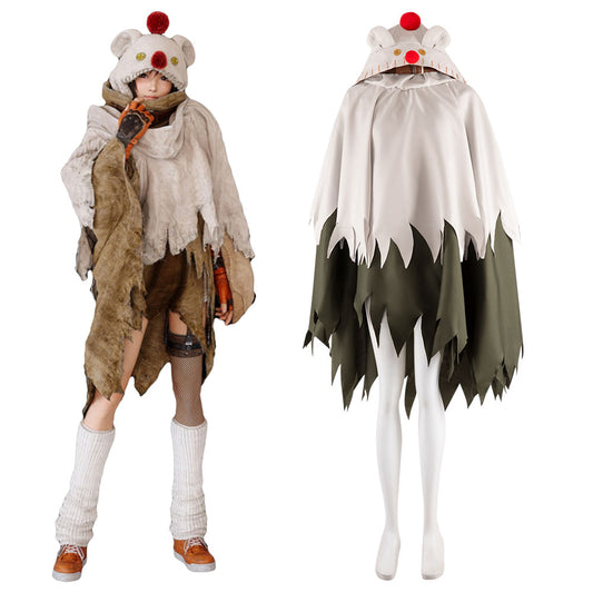 Final Fantasy VII: Remake Intergrade Rebirth Yuffie Kisaragi Moogle Cape Cosplay Costume