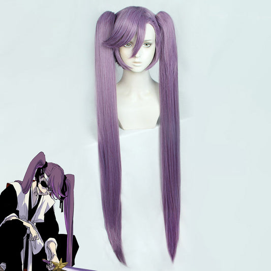 BLEACH TYBW OG GOTEI-13 Saitou Furoufushi Purple Cosplay Wig