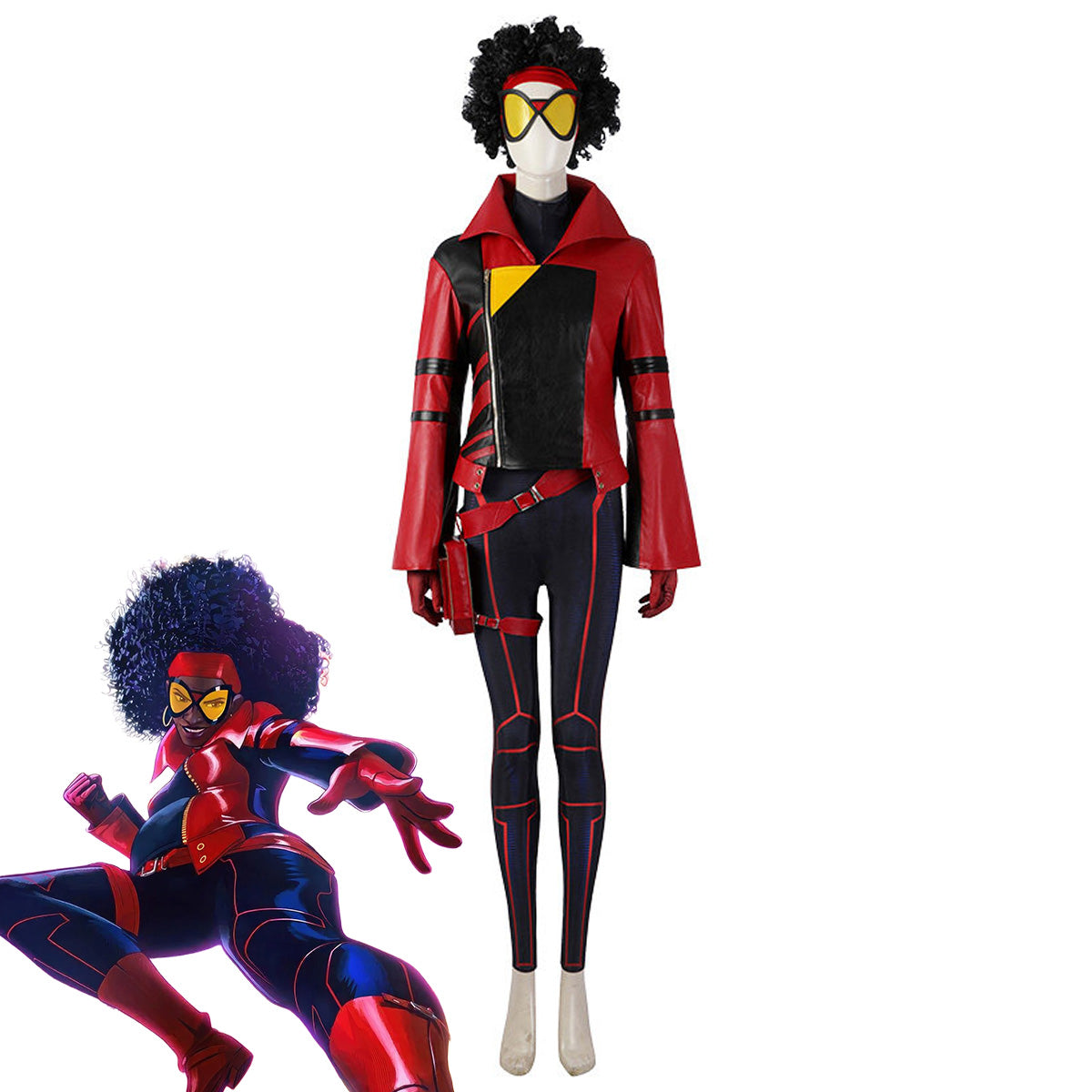 Spider-Man: Across the Spider-Verse Spider-Woman Jessica Drew Cosplay Costume