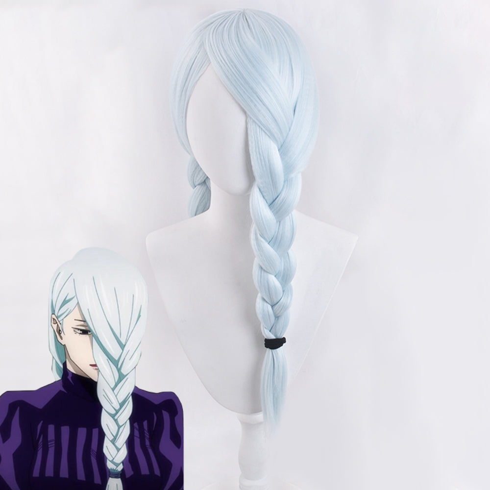 Genshin Impact Yelan Noir Violet Cosplay Perruque