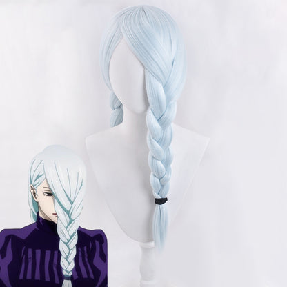 Genshin Impact Yelan Noir Violet Cosplay Perruque