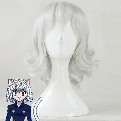 Hunter X Hunter Neferpitou Silver White Cosplay Wig