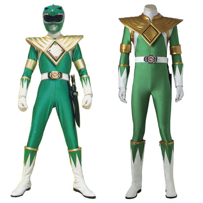 Mighty Morphin Power Rangers Green Ranger Tommy Oliver Cosplay Costume