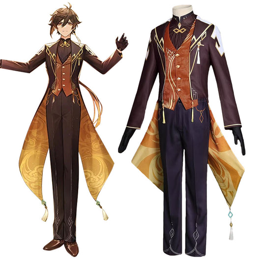 Genshin Impact 2023 Concert Zhongli Cosplay Costume