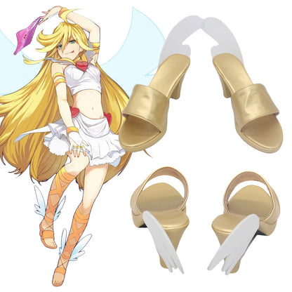 New Panty And Stocking with Garterbelt Angel Panty Cosplay Shoes