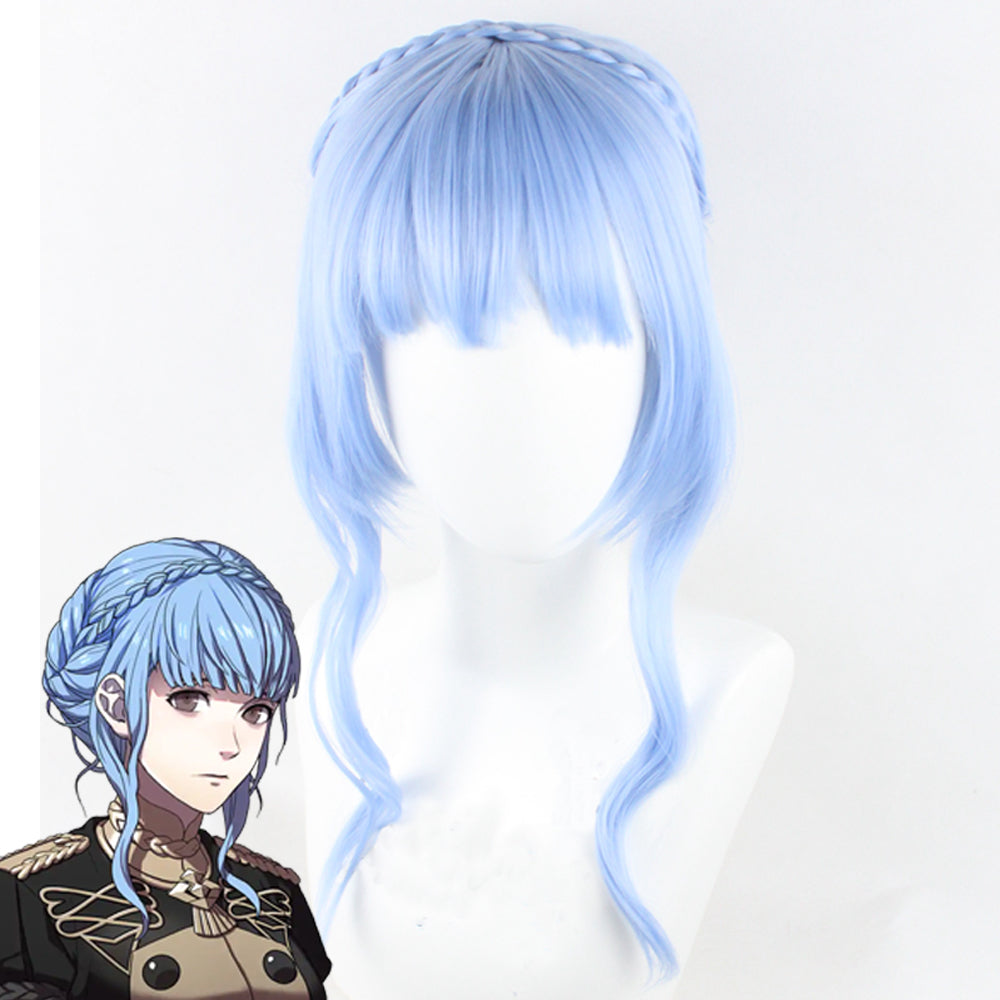 FE: Three Houses Marianne Blue Cosplay Wig