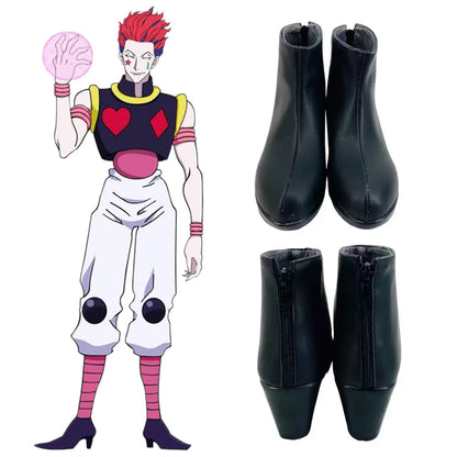 HUNTER×HUNTER Hisoka Black Cosplay Shoes
