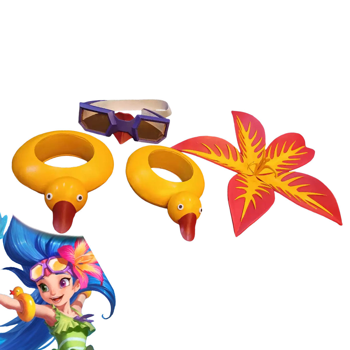 League of Legends Zoe Aspect of Twilight Beach Party Cosplay Accessory Prop
