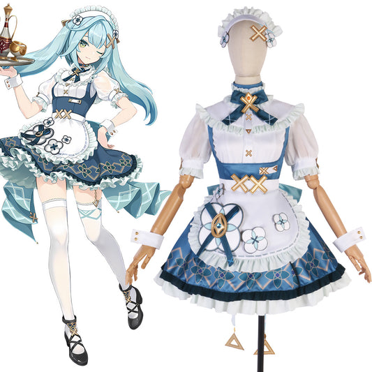 Genshin Impact Faruzan Cafe Collab Outfit Cosplay Costume