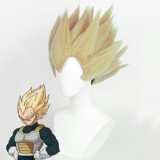 D Ball Vegeta SSJ Golden Cosplay Wig
