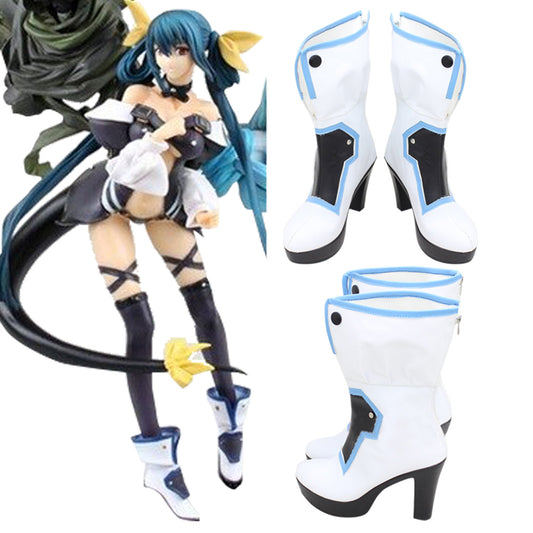 Guilty Gear Dizzy Silver Shoes Cosplay Boots