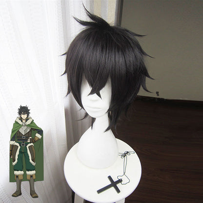 The Rising of the Shield Hero Naofumi Iwatani Black Cosplay Wig
