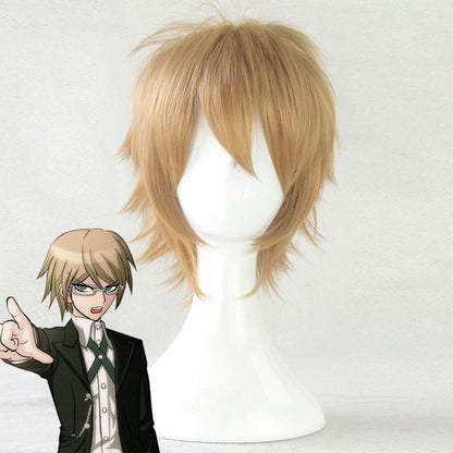 Danganronpa: Trigger Happy Havoc Byakuya Togami Golden Cosplay Wig