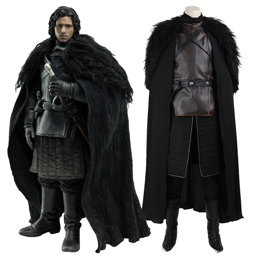 Game of Thrones A Song of Ice and Fire  Jon Snow Cosplay Costume
