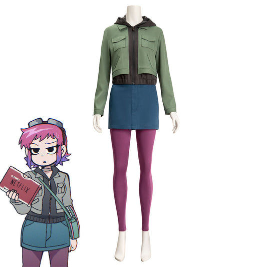 Netflix Scott Pilgrim Takes Off Ramona Flowers Cosplay Costume