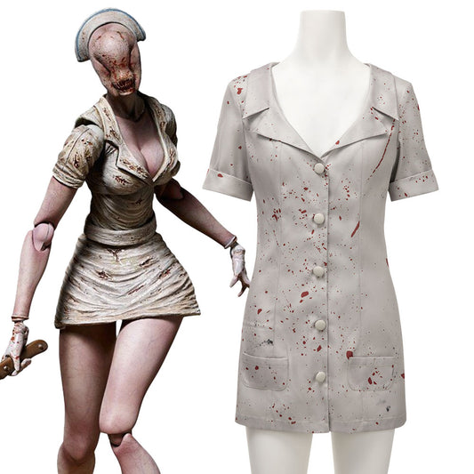 Silent Hill Nurse Halloween Cosplay Costume