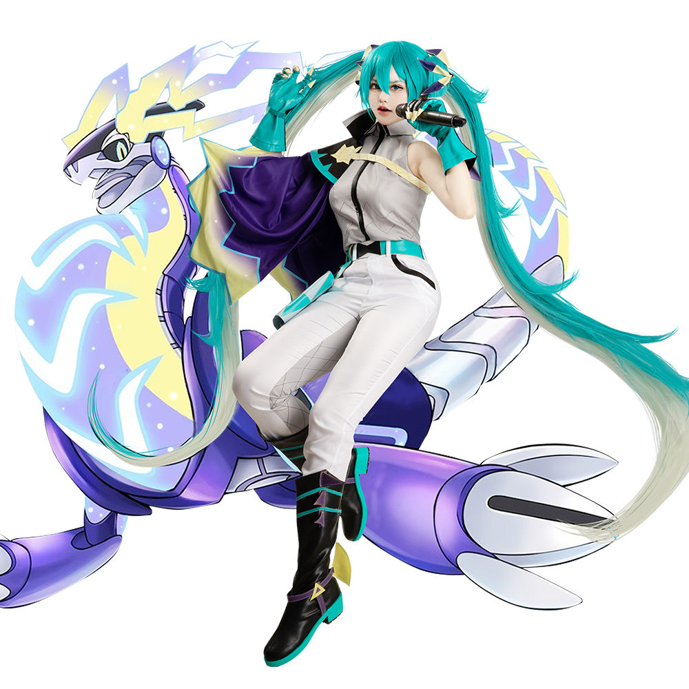 PM feat. Vocal Idol Project VOLTAGE Dragon Type Cosplay Costume