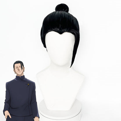 Genshin Impact Yelan 黑紫 Cosplay 假髮