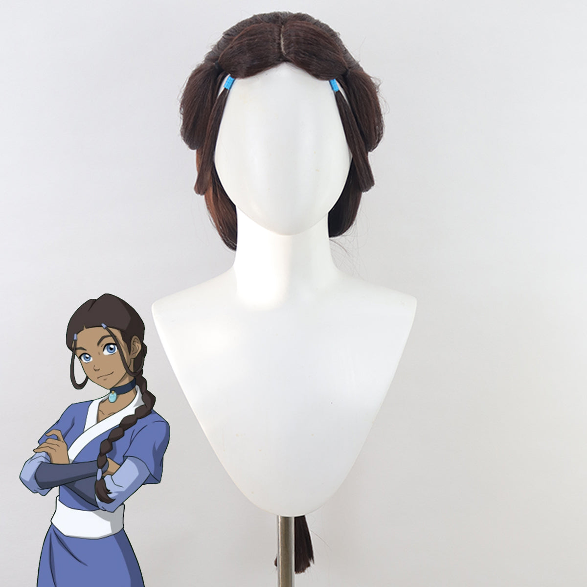 Avatar The Legend of Aang: The Last Airbender Katara Brown Cosplay Wig