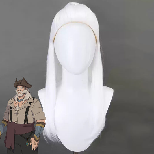 Critical Role The Mighty Nein Vandran White Cosplay Wig