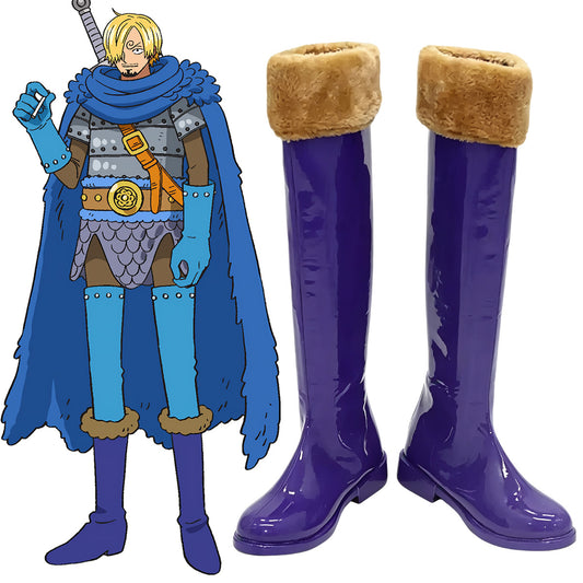 Akatsuki Deidara de Naruto Halloween zapatos blancos botas de Cosplay