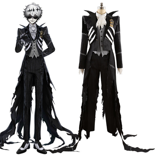 Disney Twisted Wonderland Skully J. Graves Cosplay Costume