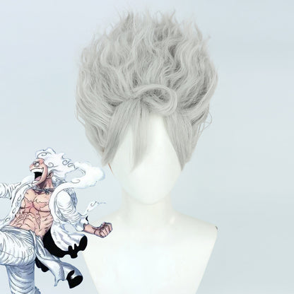 One Piece Gear 5 Golden Nika Luffy Cosplay Wig