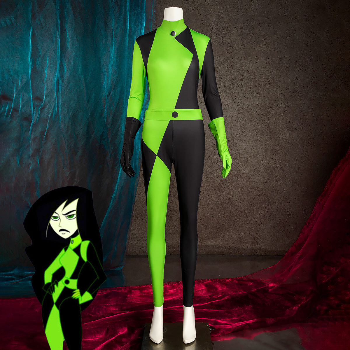 Kim Possible Shego Cosplay Costume - B Edition – Gcosplay