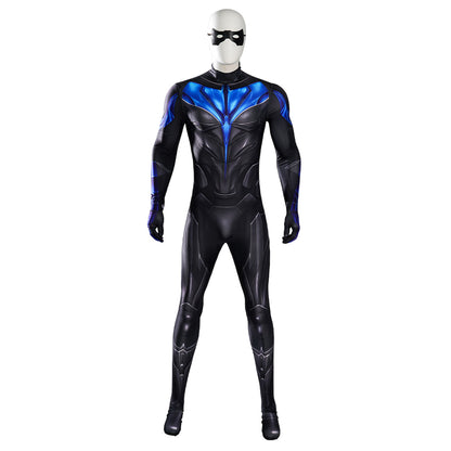 Halloween TT Nightwing Jumpsuit Cosplay Costume