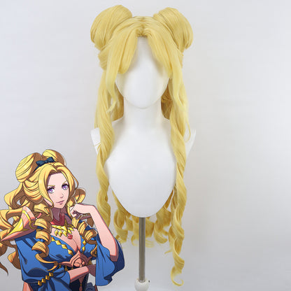 Tronçonneuse Homme Denji Doré Cosplay Perruque