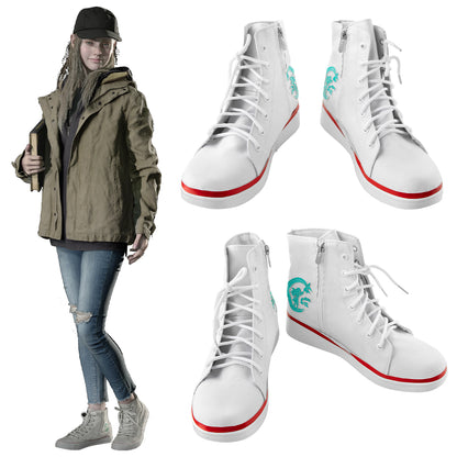 RE 8 Village Rosemary Winters White Cosplay Shoes