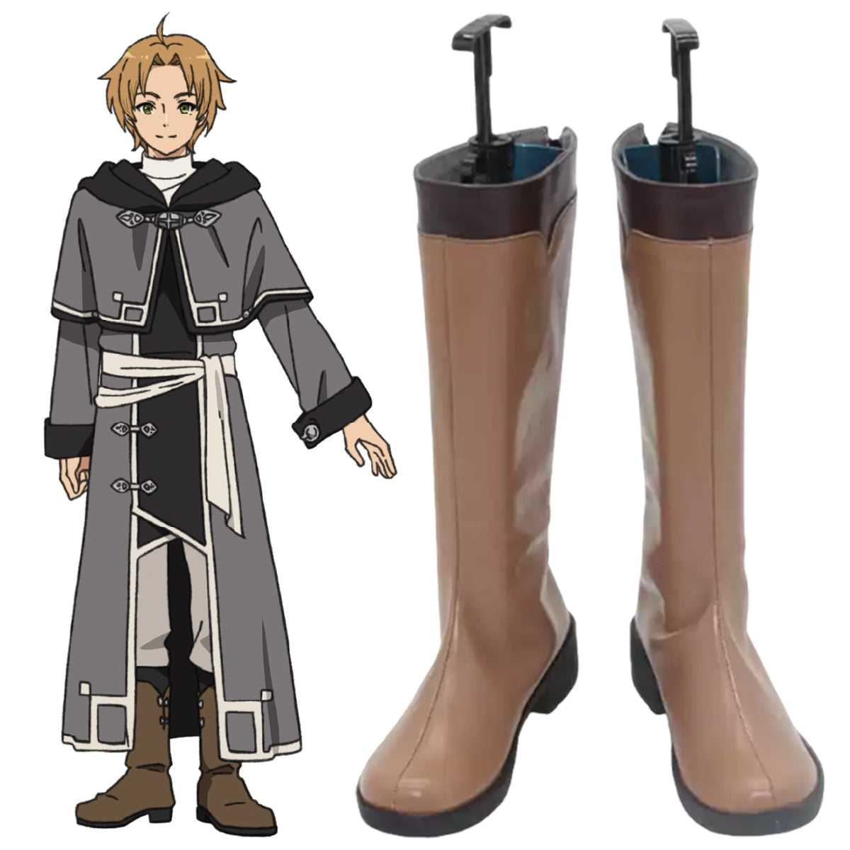Genshin Impact Paimon Weiß Rosa Schuhe Cosplay Stiefel