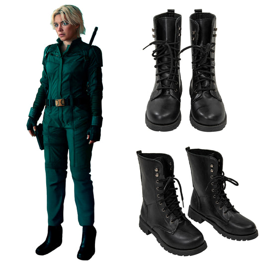 Akatsuki Deidara aus Naruto Halloween Weiße Schuhe Cosplay Stiefel