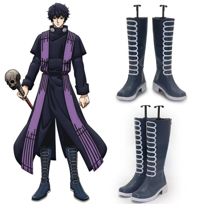 Record of Ragnarok Beelzebub Black Shoes Cosplay Boots