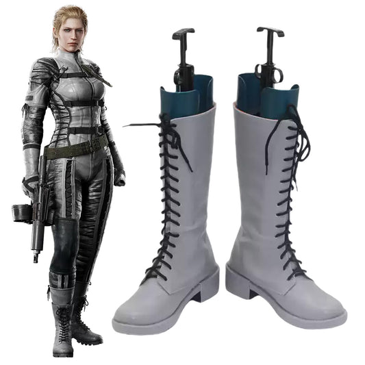 Akatsuki Deidara aus Naruto Halloween Weiße Schuhe Cosplay Stiefel