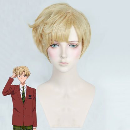 Perruque de cosplay en argent Honkai: Star Rail Arlan