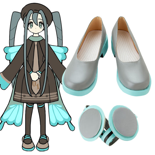 Project Voltage Pokemon X Hatsune Miku Bug-type Cosplay Shoes