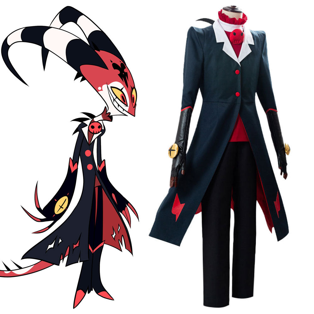 Hazbin Hotel Cosplay Kostüm – Komplettes Set Für Blitzo, Alastor Oder Angel Dust – Für Halloween & Partys