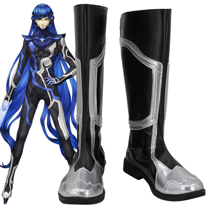 Shin Megami Tensei V The Protagonist Nahobino Form Black Shoes Cosplay Boots