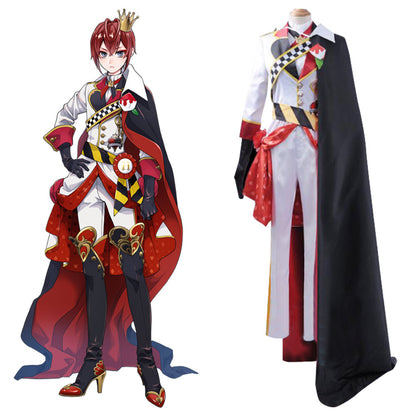 Disney Twisted Wonderland Riddle Rosehearts Cosplay Costume