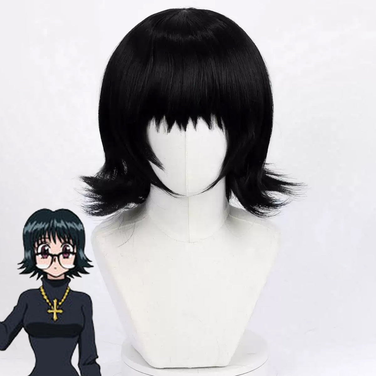 Hunter X Hunter Shizuku Murasaki Black Cosplay Wig