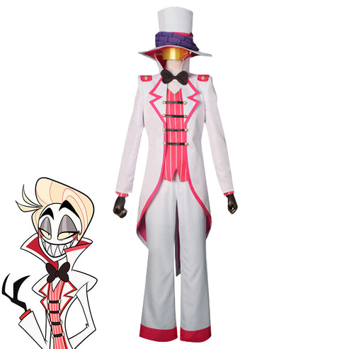 Hazbin Hotel 2 (2025) Lucifer White Demon Set Outfits Halloween Cosplay Costume main image 0