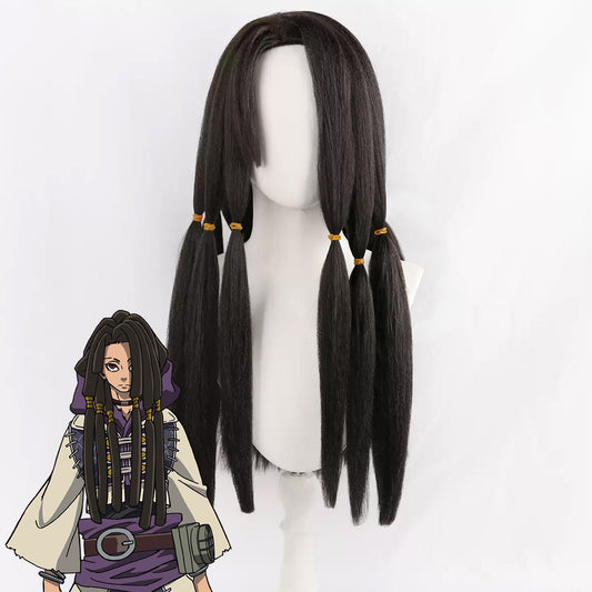 GACHIAKUTA Jabber Wonger Black Cosplay Wig