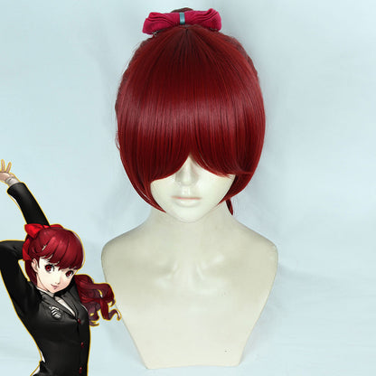 Persona 5 the Royal Kasumi Yoshizawa Red Cosplay Wig