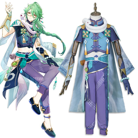 Genshin Impact Baizhu Cosplay Costume