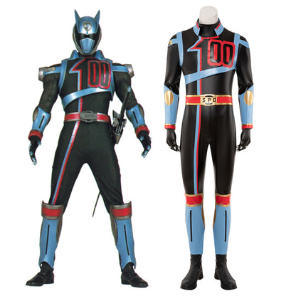 Power Rangers S.P.D. SPD Shadow Ranger Cosplay Costume