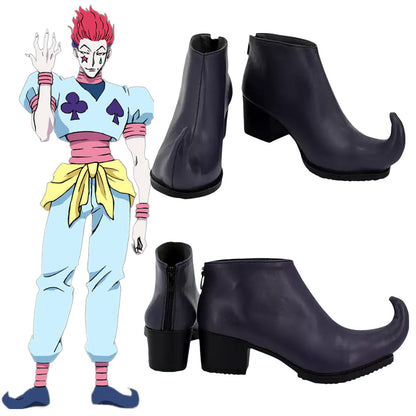 Hunter x Hunter Hisoka Morow Purple Cosplay Shoes